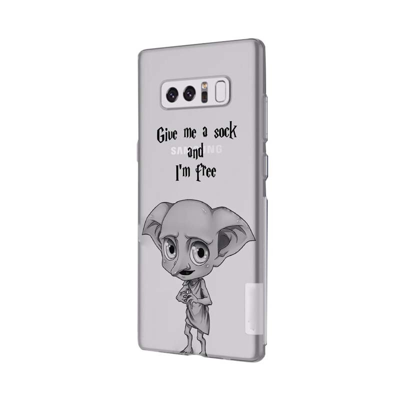 Husa Silicon, Transparent, Ultra Slim 0.3MM, Harry Potter - Dobby, Samsung Galaxy Note 8