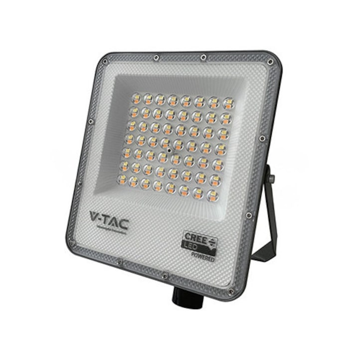 Рефлектор V-tac led smd 50W 3в1 ip65 чип cree- черен/сив, SKU-240736