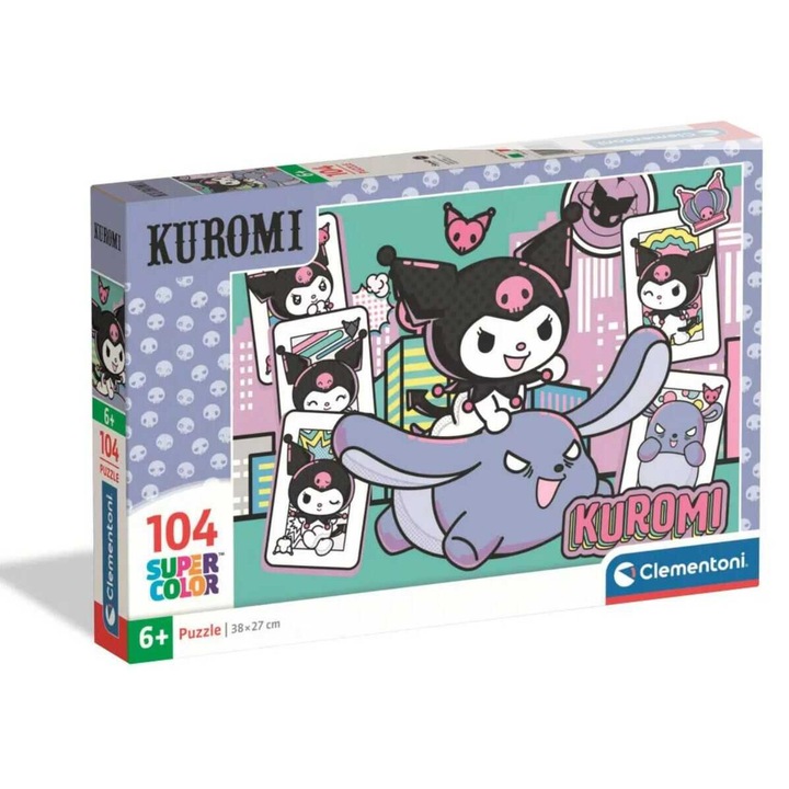 Puzzle Kuromi Sanrio Clementoni SuperColor 104 darab