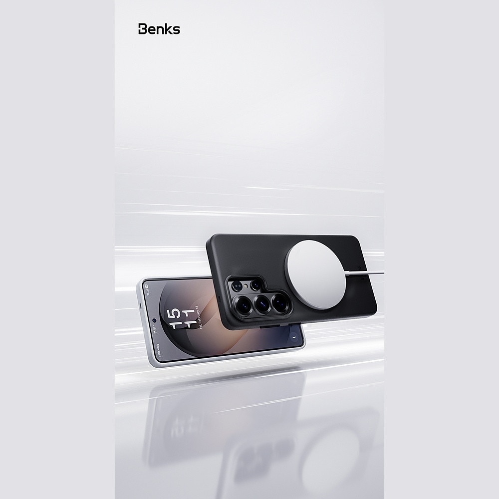 Carcasa Benks Vita Pro Silicone compatibila cu Samsung Galaxy S26 Ultra, Gri