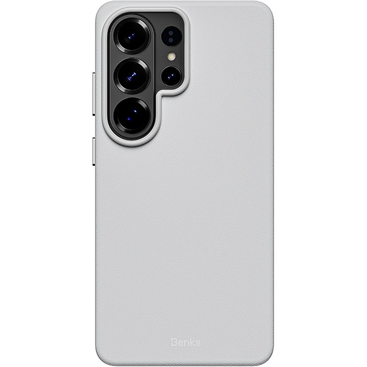 Carcasa Benks Vita Pro Silicone compatibila cu Samsung Galaxy S26 Ultra, Gri