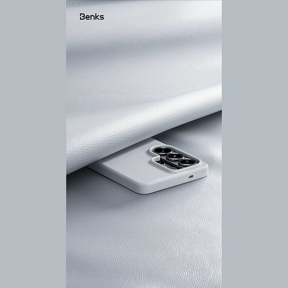 Carcasa Benks Vita Pro Silicone compatibila cu Samsung Galaxy S26 Ultra, Gri
