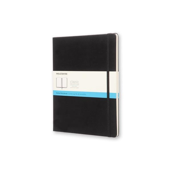 Moleskine Classic Notebook, Extra Large, Dotted, Black, Hard Cover (7.5 X 10), Moleskine (Author)