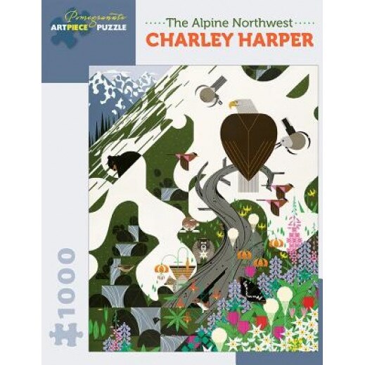 Charley Harper: The Alpine Northwest 1,000-Piece Jigsaw Puzzle,