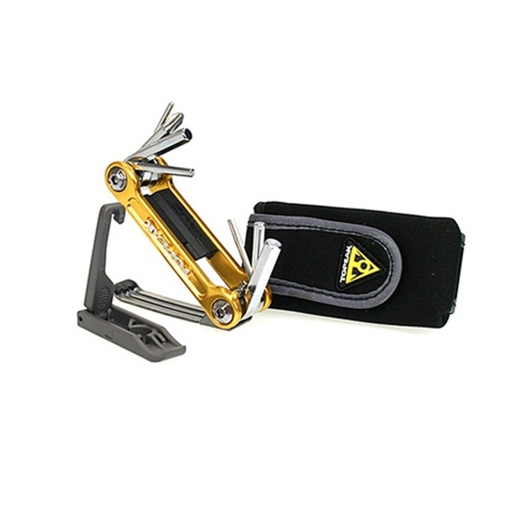 Topeak Mini 9 Pro kTöbbfunkciós készlet, Tt2551Gd, Ezüst-Arany