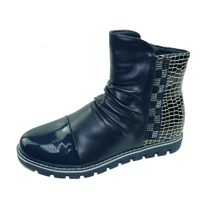 Ghete casual pentru fete KELLAIFENG TJ1541-2, Bleumarin