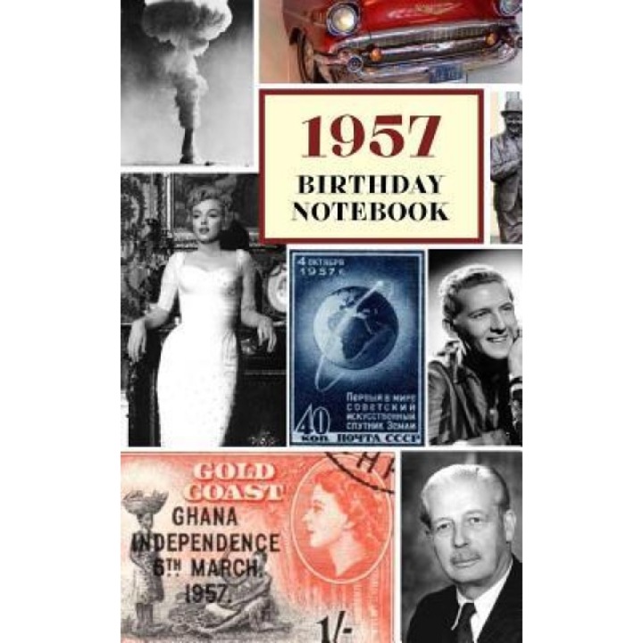 1957 Birthday Notebook: A Great Alternative to a Birthday Card, Montpelier Publishing (Author)