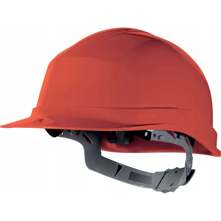 Casca de protectie industriala rosie Delta Plus Zircon, reglabila 53-63 cm