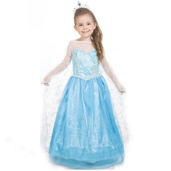 Rochie fetite Elsa - Frumoasa Regina a Zapezii 5-6ani Rochie fetite Elsa - Frumoasa Regina a Zapezii 5-6ani