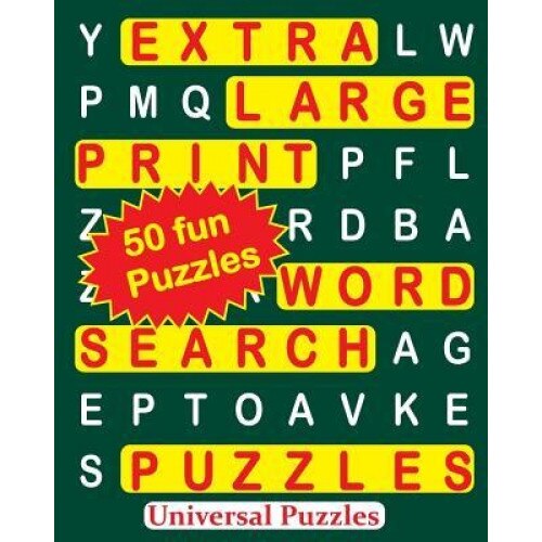 Extra Large Print Word Search Puzzles, Universal Puzzles (Author)
