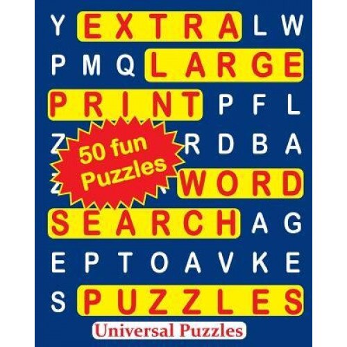 Extra Large Print Word Search Puzzles, Universal Puzzles (Author)