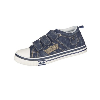 Tenisi din panza pentru baieti American Club 475/17A, Albastru Tenisi din panza pentru baieti American Club 475/17A, Albastru