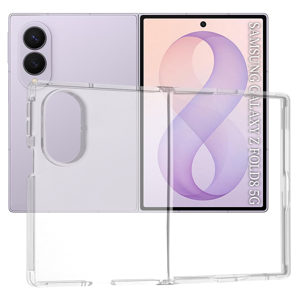 Husa pentru Samsung Galaxy Z Fold8 - Techsuit Clear Silicone - Transparent