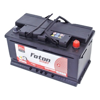 Baterie auto Foton Start, 80Ah 740A Baterie auto Foton Start, 80Ah 740A