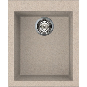 Chiuveta granitek Elleci Quadra 100, 410 x 500 mm, adancime 200 mm, Avena G51 Chiuveta granitek Elleci Quadra 100, 410 x 500 mm, adancime 200 mm, Avena G51