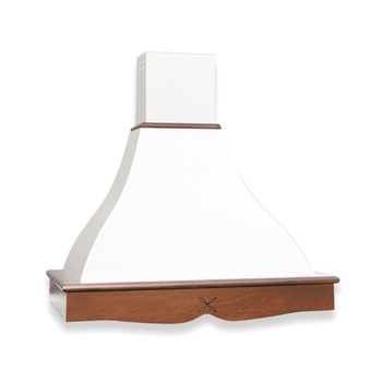 Hota decorativa rustica Aurora 90 cm, putere de absortie 500 mc/h, 1 motor, 3 trepte de viteza, Ivory, rama lemn natur Hota decorativa rustica Aurora 90 cm, putere de absortie 500 mc/h, 1 motor, 3 trepte de viteza, Ivory, rama lemn natur