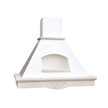 Hota decorativa rustica Positano 60 cm, putere de absortie 500 mc/h, 1 motor, 3 trepte de viteza, Ivory, rama lemn natur Hota decorativa rustica Positano 60 cm, putere de absortie 500 mc/h, 1 motor, 3 trepte de viteza, Ivory, rama lemn natur