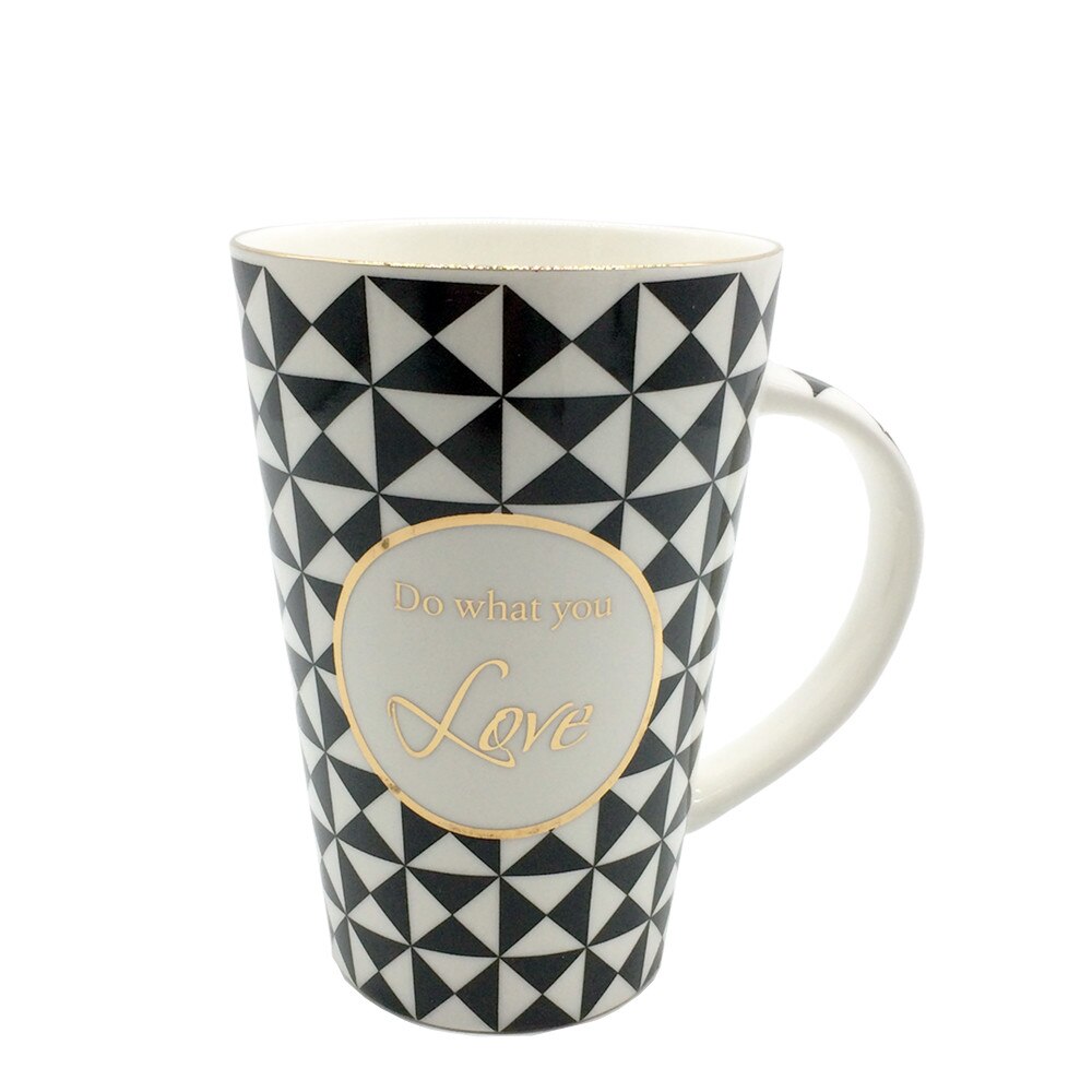 Cana Do what you love, portelan, 400 ml