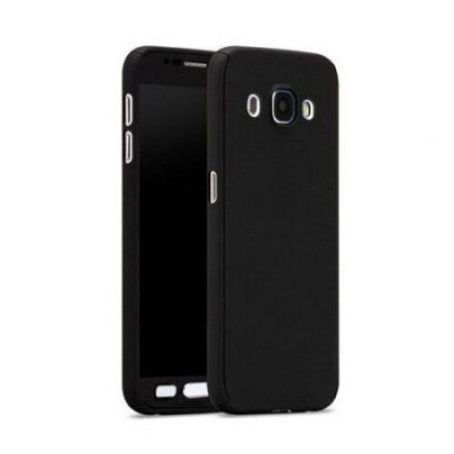 Husa FullBody MyStyle Black pentru Samsung Galaxy J5 2017 acoperire completa 360 grade cu folie de protectie gratis