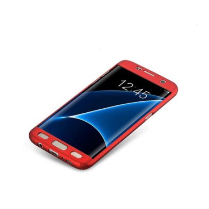Калъф FullBody MyStyle Red за Samsung Galaxy J5 2017 пълно покритие 360 градуса с безплатно защитно фолио