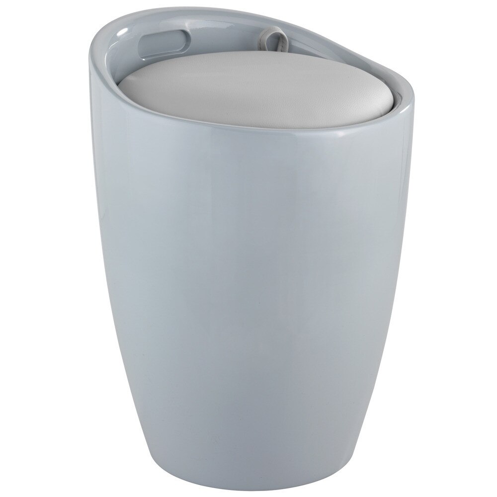 Cos pentru rufe 2in1, Wenko, 20l, Plastic, Gri