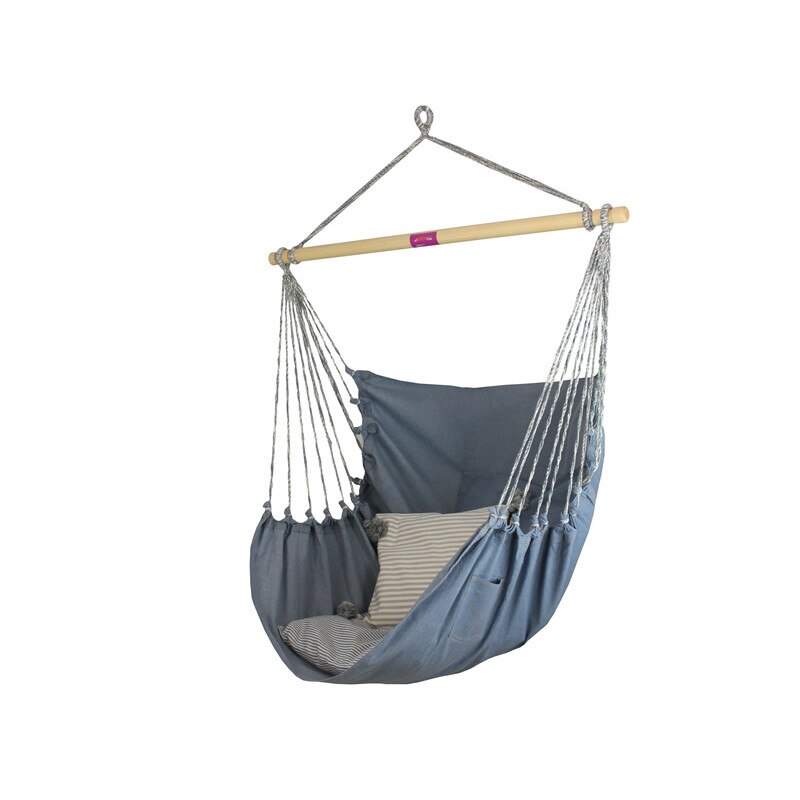 Scaun agatat Denim AHC-12, Bumbac, Albastru