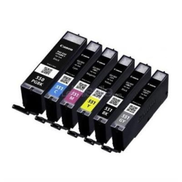 Canon PGI-550/CLI-551, 6496B005 multipack fekete/színes (black/color) eredeti tintapatron
