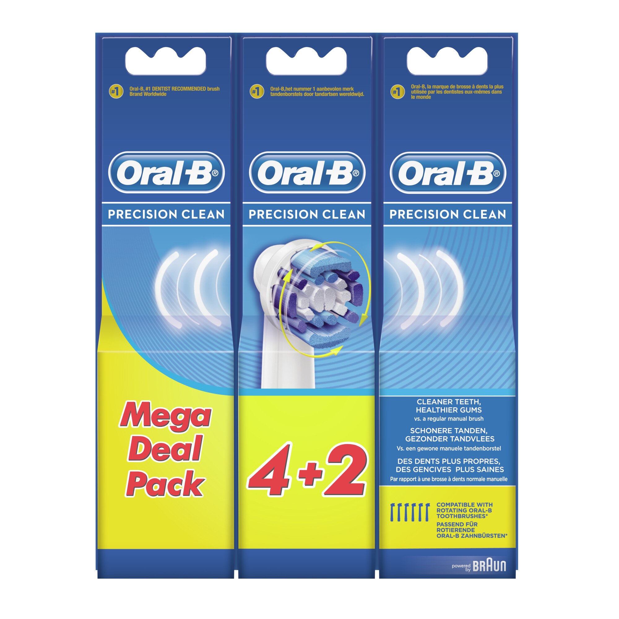 Rezerva periuta de dinti Oral-B Precision Clean, 6 buc