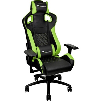 Scaun gaming Tt eSPORTS by Thermaltake GT Fit, Negru - Verde Scaun gaming Tt eSPORTS by Thermaltake GT Fit, Negru - Verde
