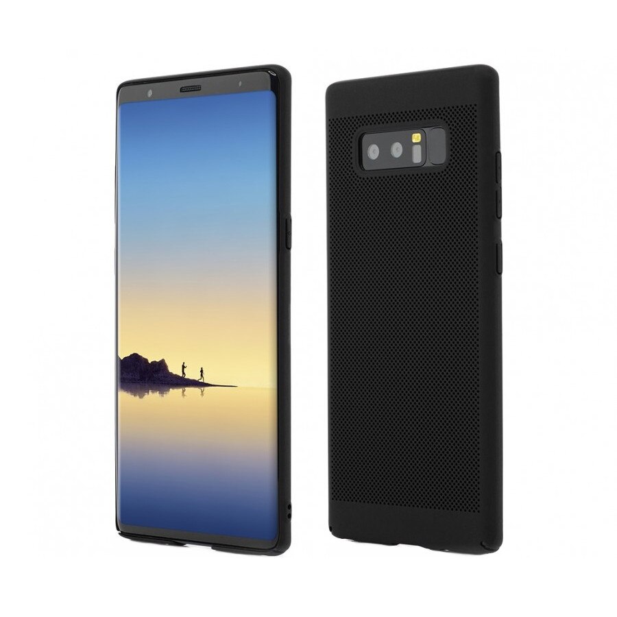 Husa de protectie Air cu perforatii pentru Samsung Galaxy Note 8, Negru