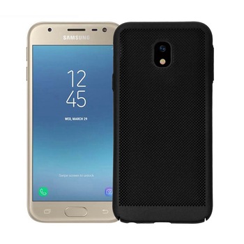 Husa de protectie Air cu perforatii pentru Samsung Galaxy J3 (2017), Negru Husa de protectie Air cu perforatii pentru Samsung Galaxy J3 (2017), Negru