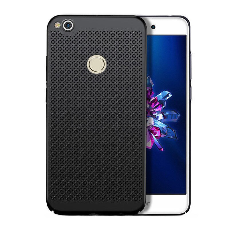 Husa de protectie Air cu perforatii pentru Huawei P9 Lite 2017, Negru