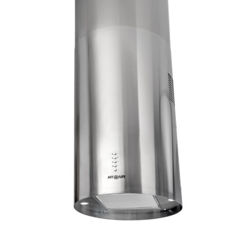 Hota decorativa de insula NTAIR KA123 40 cm, putere de absortie 725 mc/h, 1 motor, 4 trepte de viteza, inox Hota decorativa de insula NTAIR KA123 40 cm, putere de absortie 725 mc/h, 1 motor, 4 trepte de viteza, inox