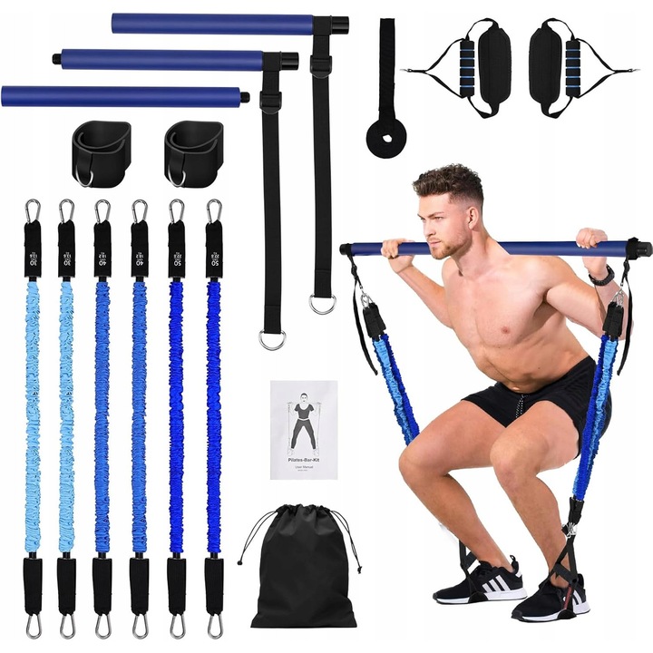 Pilates Szett Ellenállási Szalagokkal - Komplett Otthoni Edzés