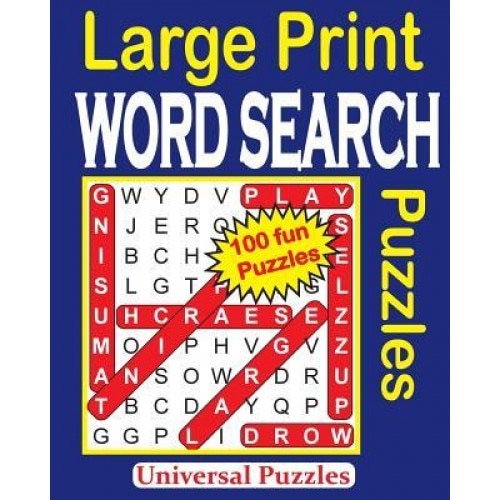 Large Print Word Search Puzzles, Universal Puzzles (Author)