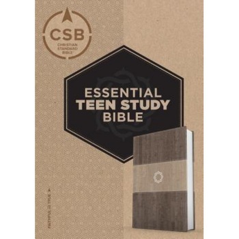 CSB Essential Teen Study Bible, Weathered Gray Cork Leathertouch, Csb Bibles by Holman (Author) CSB Essential Teen Study Bible, Weathered Gray Cork Leathertouch, Csb Bibles by Holman (Author)