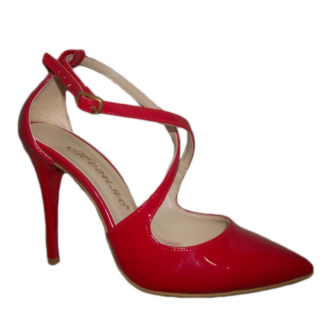 Sandale rafinate de ocazie, D&J Exclusive,, Rosu