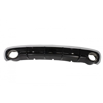 Difuzor Bara Spate si Ornamente Evacuare compatibil cu Audi A6 4G (2010-2014) RS6 Design Difuzor Bara Spate si Ornamente Evacuare compatibil cu Audi A6 4G (2010-2014) RS6 Design