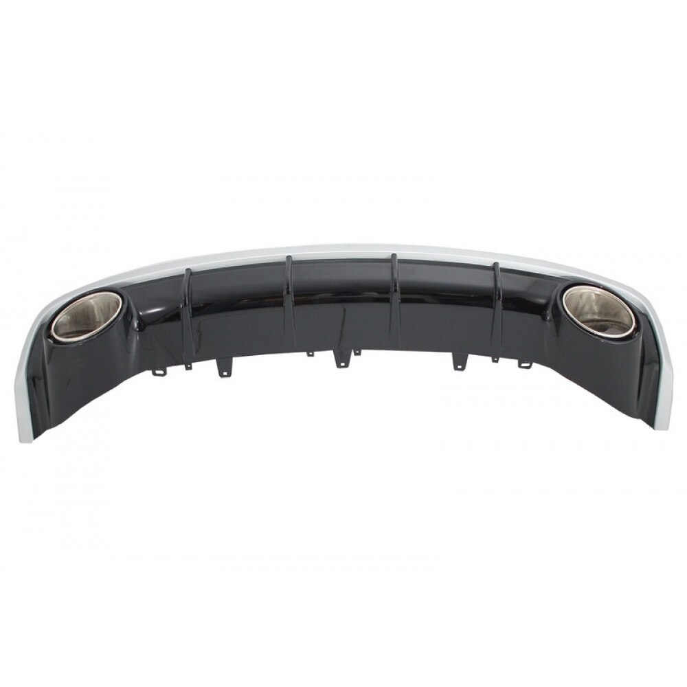 Difuzor Bara Spate si Ornamente Evacuare compatibil cu Audi A6 4G Facelift (2015-2018) RS6 Design