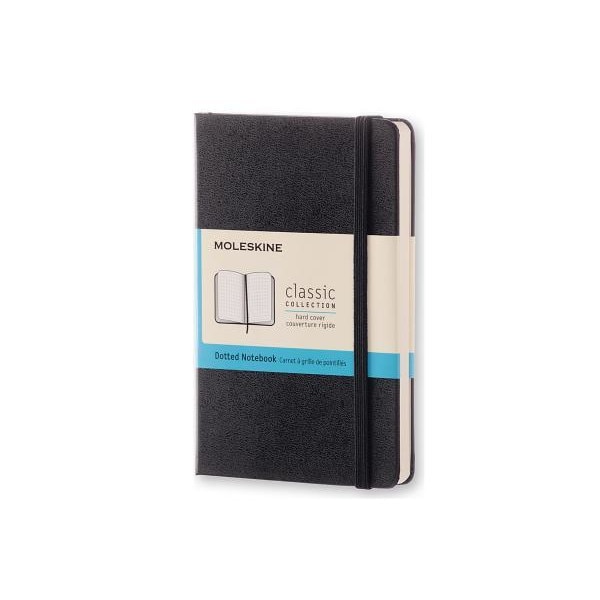 Moleskine Classic Notebook, Pocket, Dotted, Black, Hard Cover (3.5 X 5.5), Moleskine (Author)