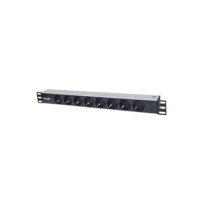 PDU Intellinet 8 Шуко гнезда, кабел 1,6 м, багажник 119"