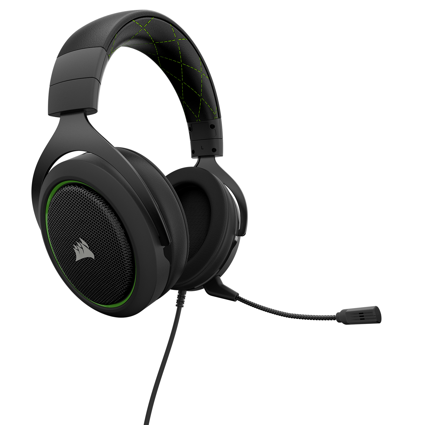 Casti gaming Corsair HS50 Stereo, Verde