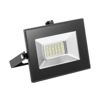 Proiector LED 20W, 1400lm AC220-240V, 50/60 Hz, PF>0,9, RA>80, IP65, 120°, 6400K, negru Proiector LED 20W, 1400lm AC220-240V, 50/60 Hz, PF>0,9, RA>80, IP65, 120°, 6400K, negru