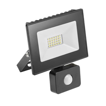 Proiector LED cu senzor, 50W, 3500lm, AC220-240V, 50/60 Hz, PF>0,9, IP65, 120°, 6400K, negru Proiector LED cu senzor, 50W, 3500lm, AC220-240V, 50/60 Hz, PF>0,9, IP65, 120°, 6400K, negru
