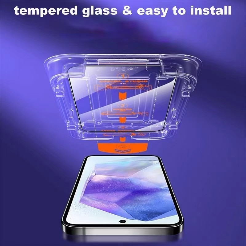 Set 2 Folii Protectie pentru Samsung Galaxy A16, Galaxy A17, Galaxy A18, Protectie de Confidentialitate Mate, Anti-Reflectare si Anti-Spy, cu Kit de Instalare Automata