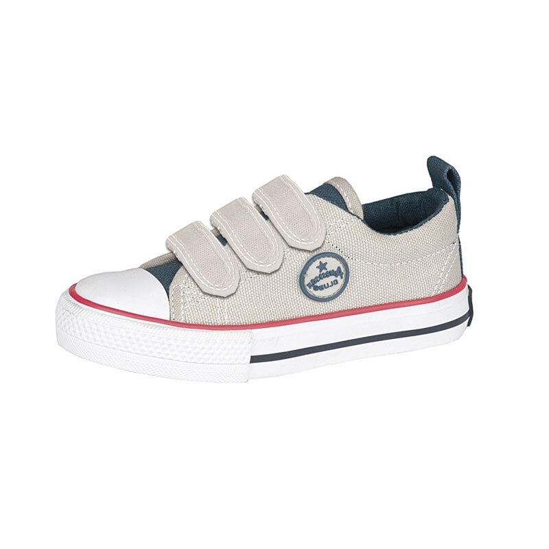 Tenisi din panza pentru baieti American Club 717/16B, Bej