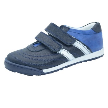 Pantofi ortopedici din piele pentru baieti EFOR, Bleumarin Pantofi ortopedici din piele pentru baieti EFOR, Bleumarin