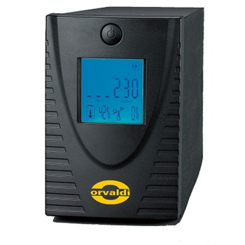 UPS ORVALDI 800 VA LCD 480 W Line-interactive Sinus simulat 4 x IEC320 RJ-45 USB UPS ORVALDI 800 VA LCD 480 W Line-interactive Sinus simulat 4 x IEC320 RJ-45 USB