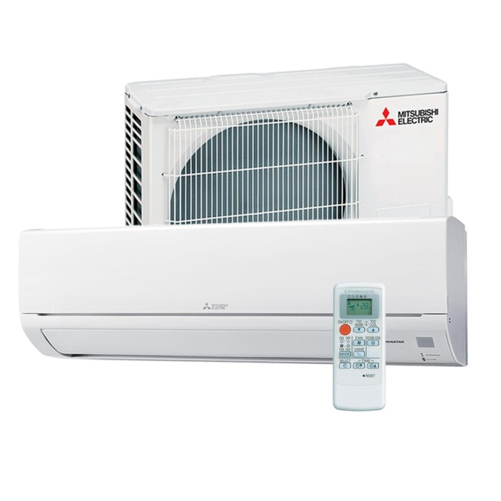 Aparat de aer conditionat Mitsubishi Electric Wi-Fi Ready, 12000 BTU, Clasa energetica A++/A+, fara kit de instalare Alb