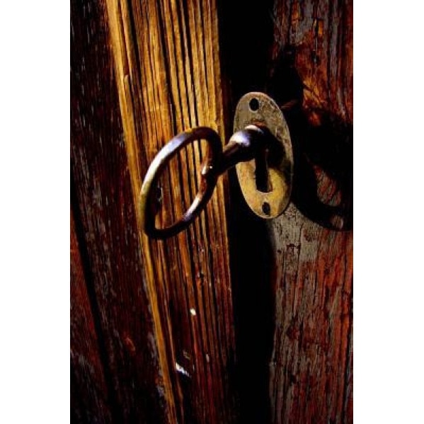 Old Key in Old Lock Journal: 150 Page Lined Notebook/Diary, Cool Image (Author)